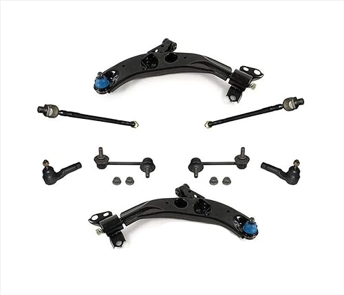 Pieza de repuesto para Mazda 98-02 626 brazo de control delantero rótula barras estabilizadoras enlace 8pc