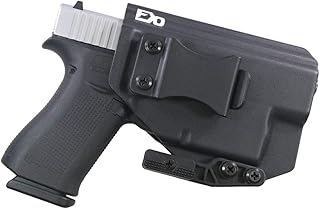 FDO Industries -Formerly Fierce Defender- IWB Kydex Holster Compatible with G48 w/TLR6 -The Paladin Series -Made in USA- (Black)