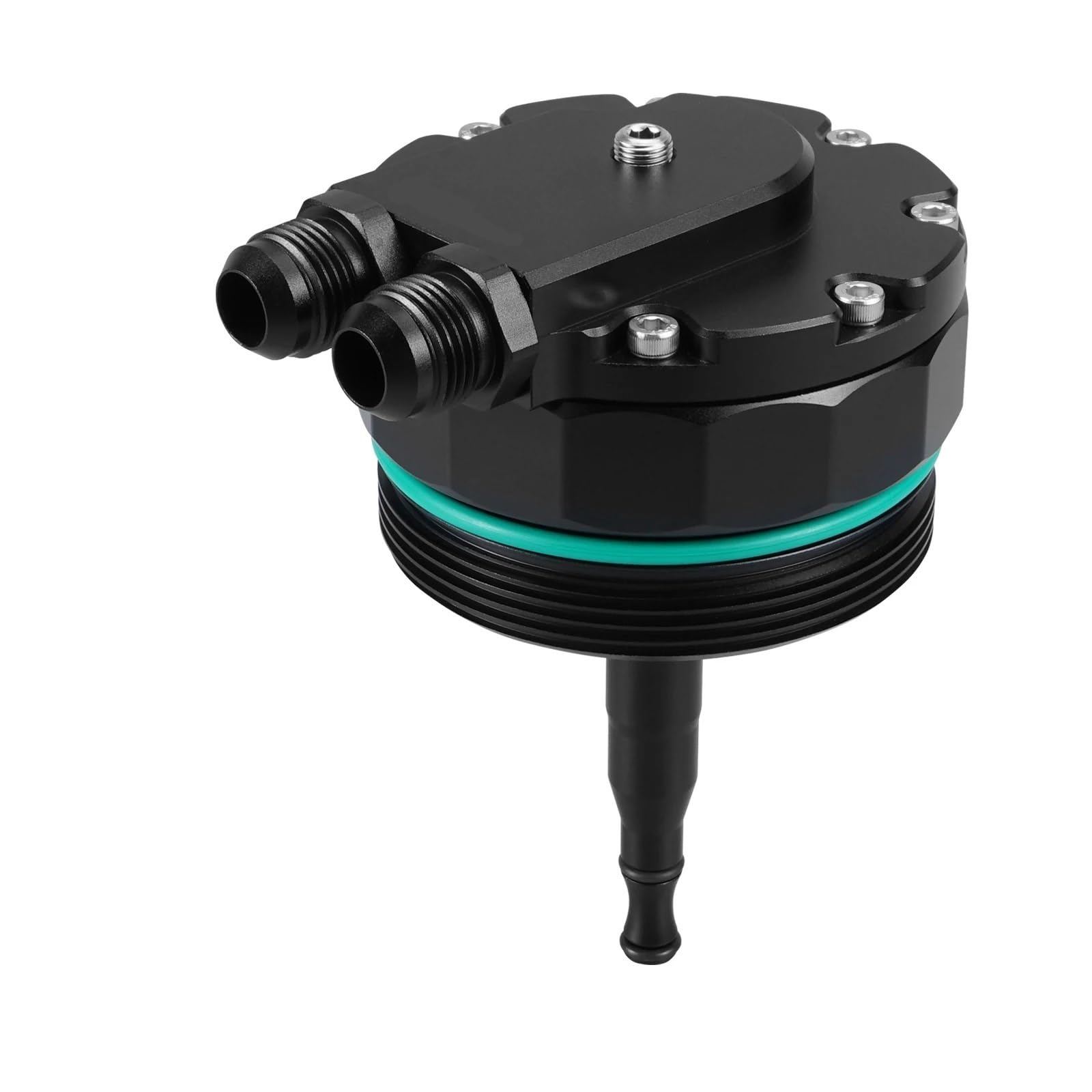 Tapa del filtro de aceite del motor para BMW E46, E36, E39, E60, E61, X3, X5, Z3, Z4, 323i, 325i, M52, M54, 11421741000(Black)
