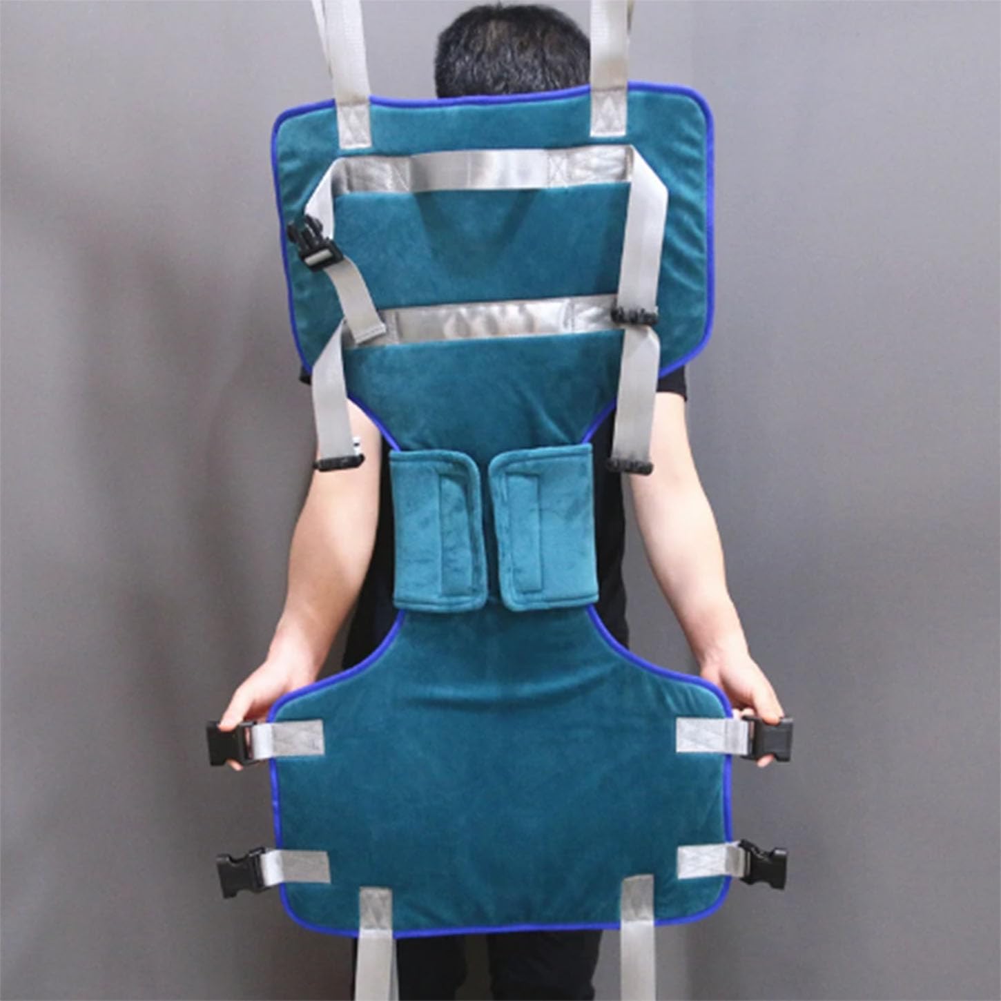 Cabestrillo De Elevación para Pacientes,Transfer Gait Belt para Caminar,Cinturones De Transferencia Ajustable,Cinturón De Seguridad para Personas Mayores Y Discapacitadas,M