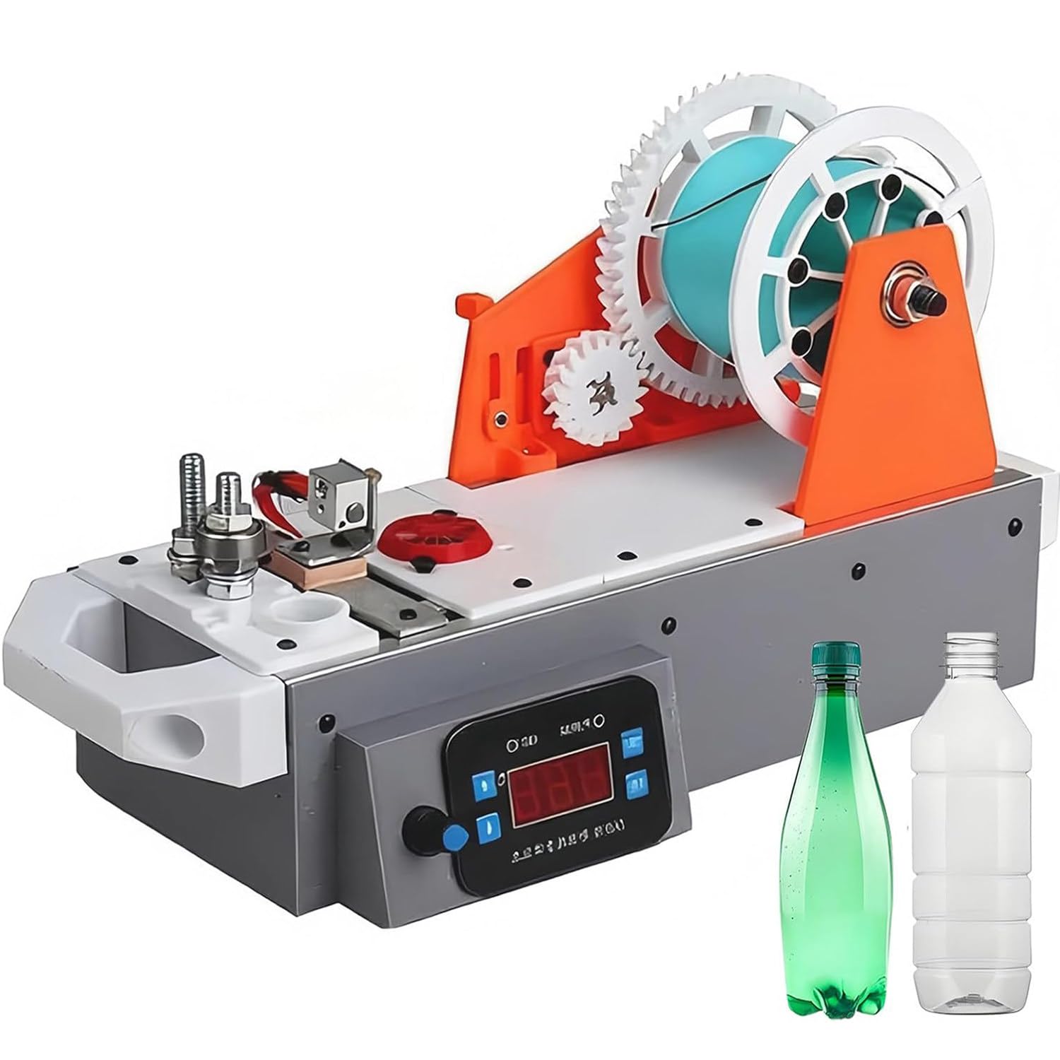 Desktop Filament Maker Machine, 3D Printed Bottle Recycler, Pultruded Plastic Bottle Filament, Home Plastic Recycling and Manufacturing Station