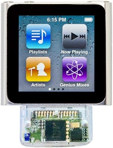 Miniatura 3 de i10s + aptX (transparente, versión de coleccionista): pequeño transmisor estéreo Bluetooth. Compatible con Apple iPod, iPhone, iPad. Ofrece un audio