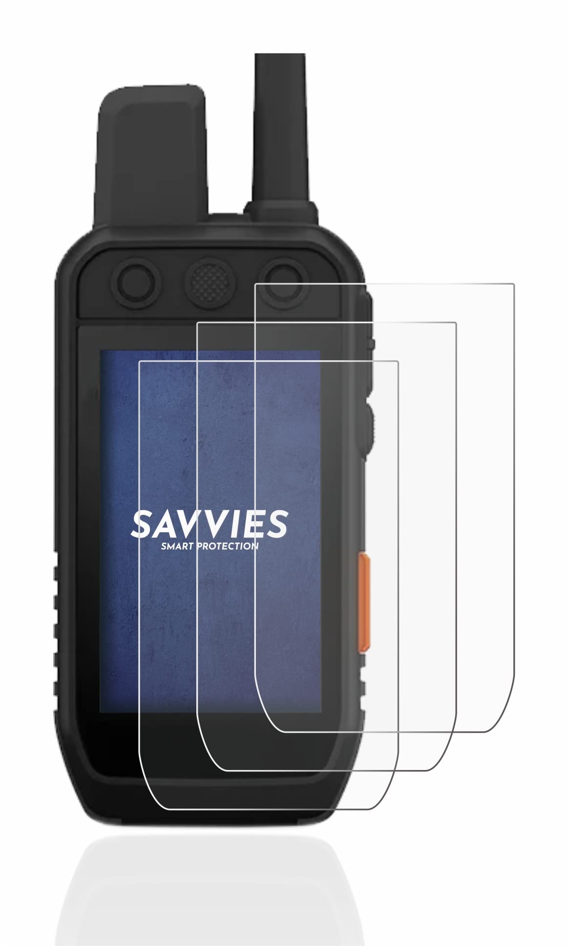 atFoliX Glasfolie für Garmin Alpha 10 K Displayfolie 9H Schutzpanzer