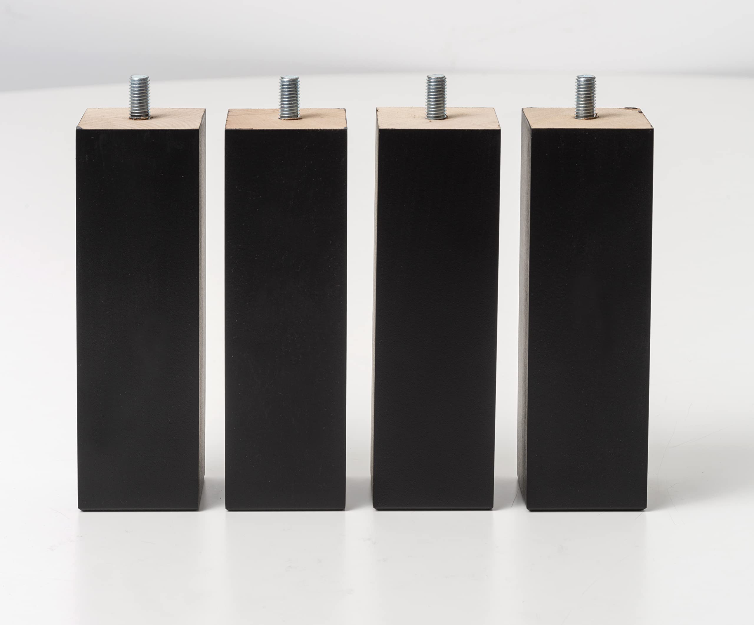 Meubelpoten voor IKEA Ivar plank, gemaakt van massief hout / wit gelakt beukenhout / set van 4 meubelpoten / witte meubelpoten / stabiele bevestiging - België