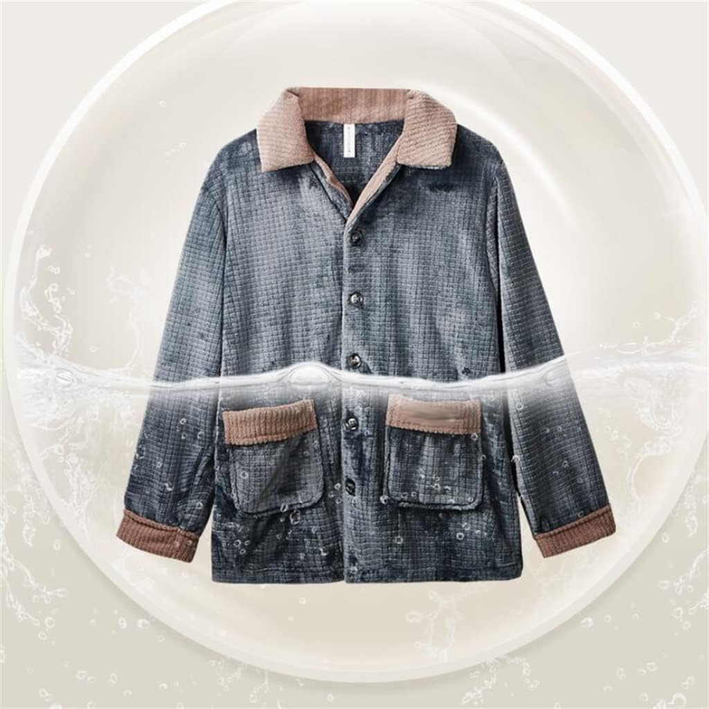 Leisure Homewear Coral Fleece Pajamas Men's Autumn And Winter Warm Flannel Youth Suit