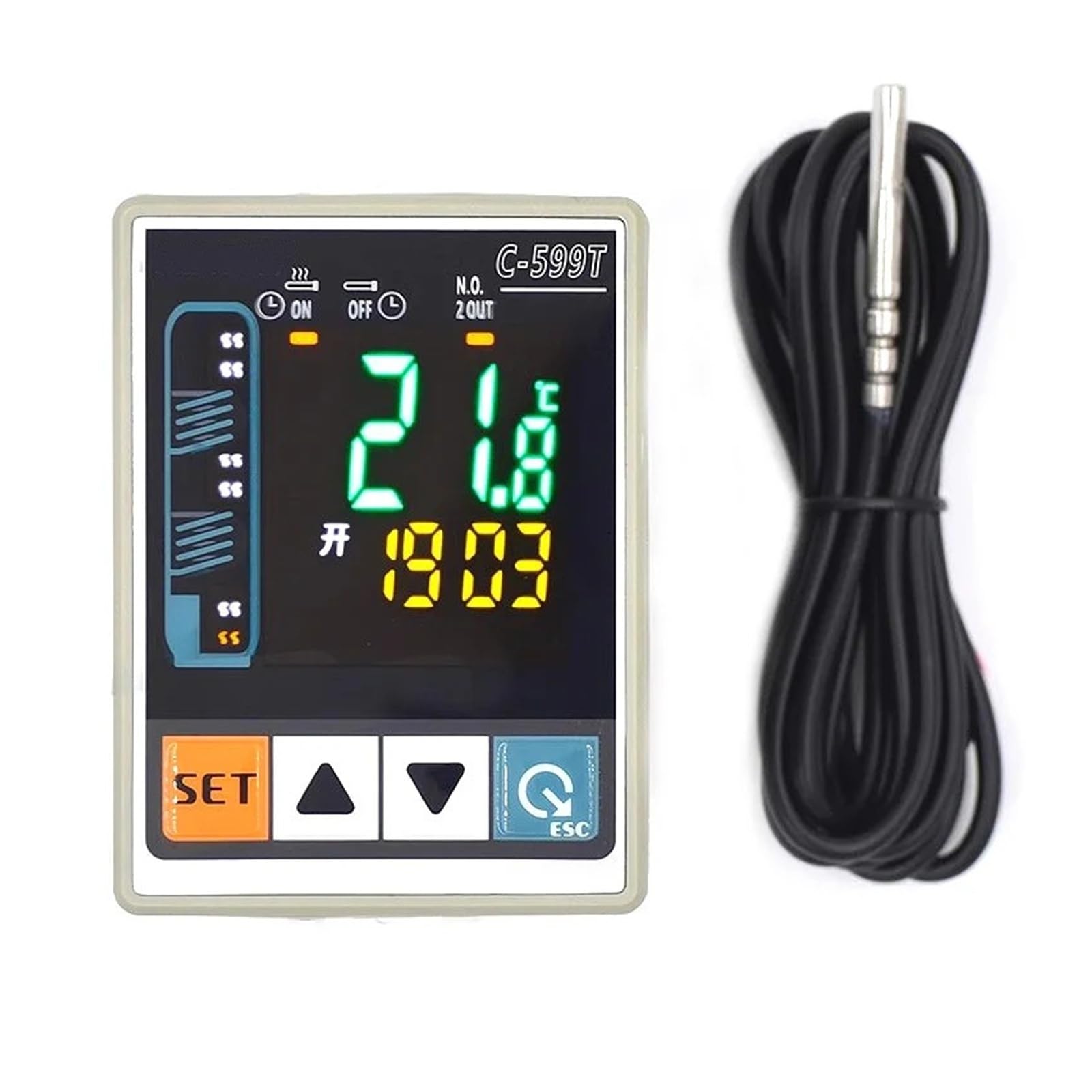 temperaturregler C-599T Vier Zeit Zeit Heizung Temperatur Controller Mit Einstellbare Temperatur Control Schalter