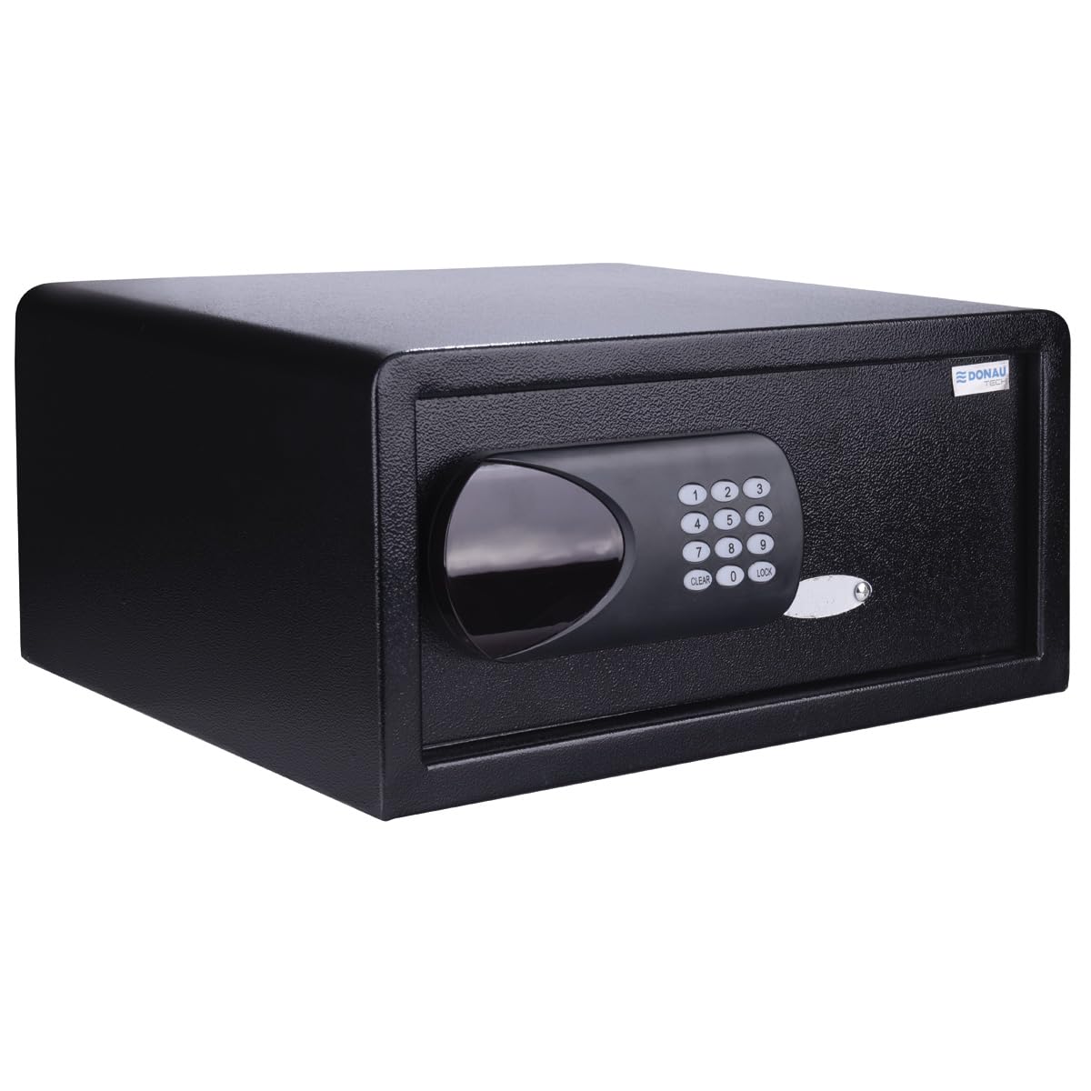 DONAU TECH Digitaler Tresor 23,8L / 42 x 37 x 20 cm/Manuell-digitaler Elektronischer Safe Möbeltresor/Schwarz/ideal für Laptops bis zu 17 Zoll