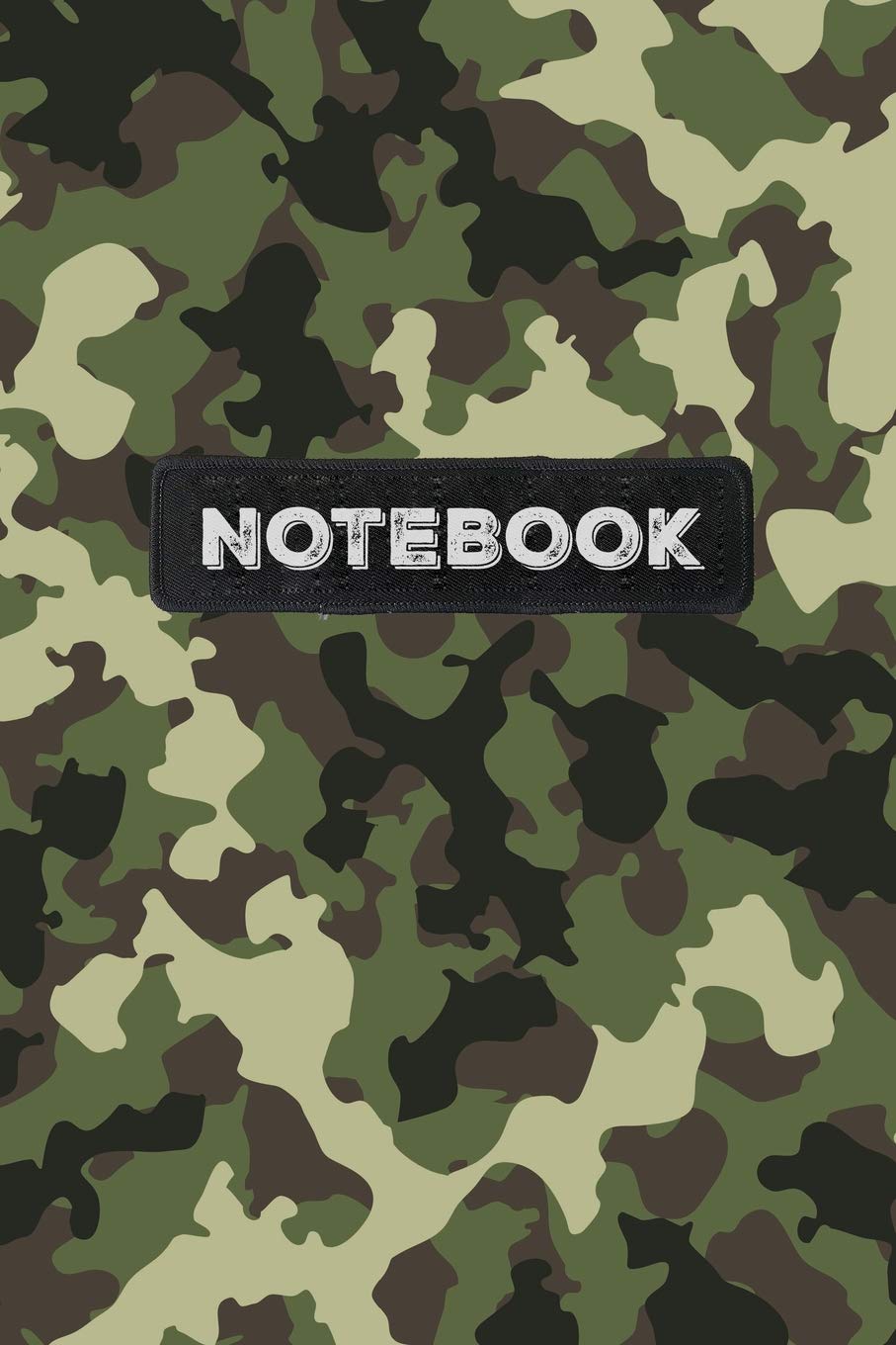 Notebook: Cool Army Camo Green Camouflage Note Book, Diary or Journal | 118 pages | 6x9 Easy Carry Compact Size