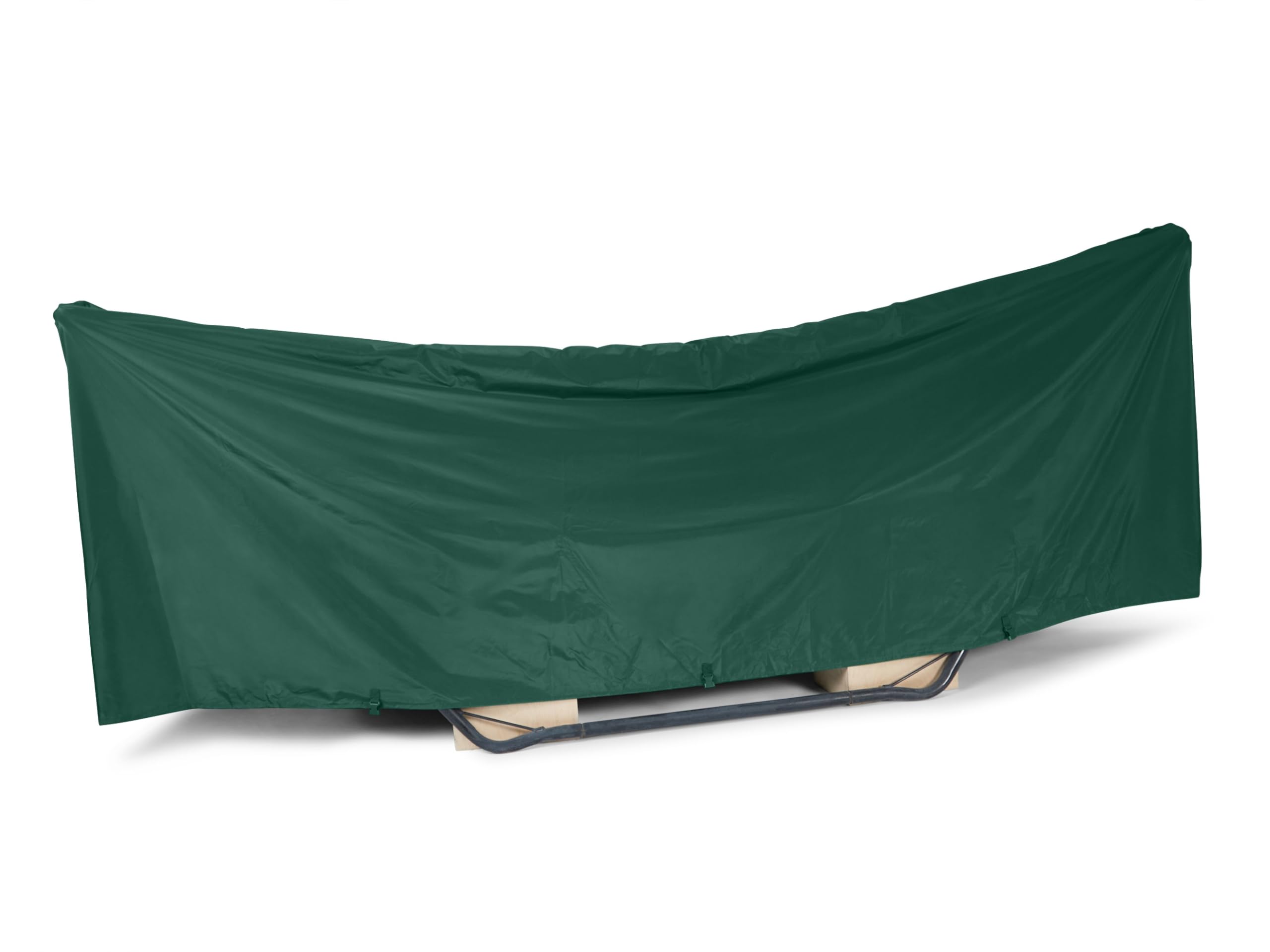 Covermates Hammock Cover – Classic 12-Gauge Vinyl, Weather-Resistant, Polyester Lining, Adjustable Buckle Straps &amp; Lightweight Protection, 188W x 58D x 20H, Green