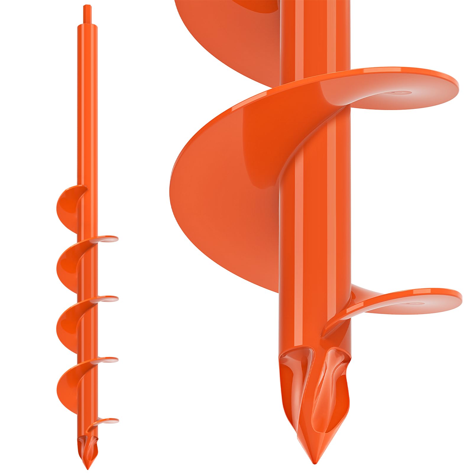 Garden Planting Plants Auger Drill Bit 3 X 24 inch Drill Augers for Digging Holes Bulb Planting Post Hole Digger Fit 3/8" Hex Drill Bulb Planter Tool