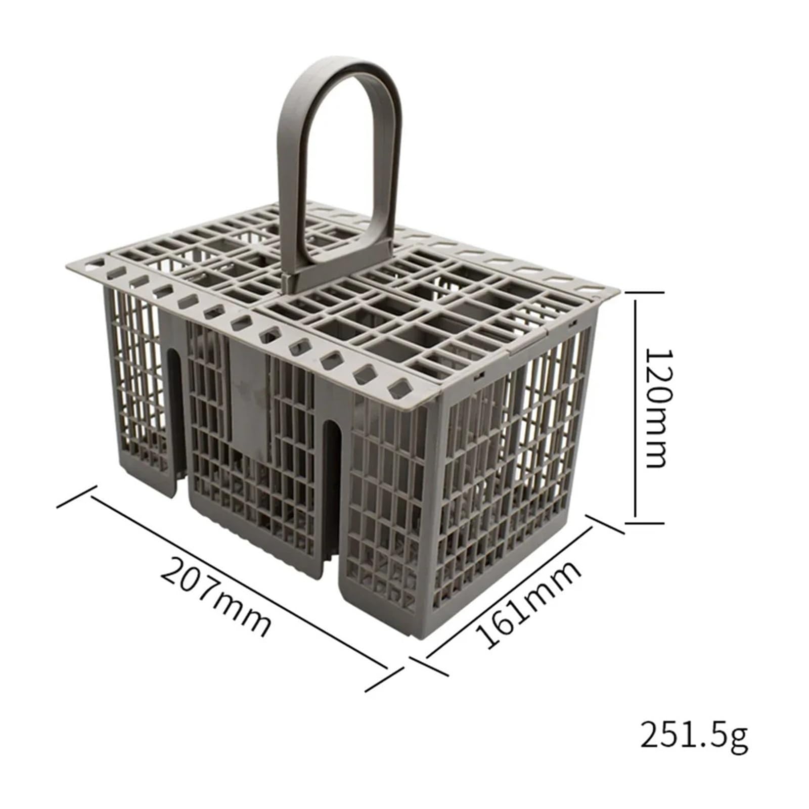 Compatible con cesta for cubiertos universal. | Caddy de almacenamiento de utensilios de plástico resistente al calor