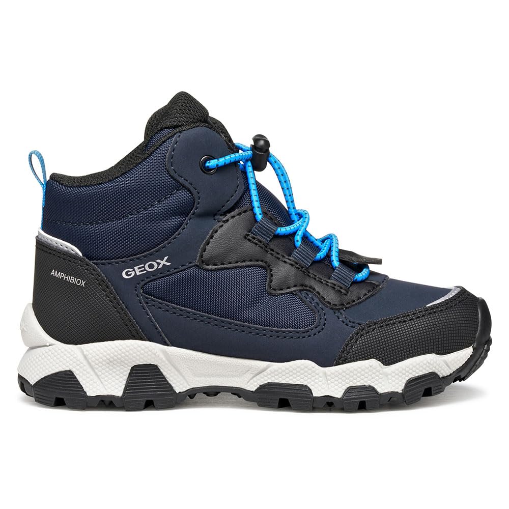 Geox Junior J Magnetar Boy B ABX Sneakers Navy/Sky, 39 EU