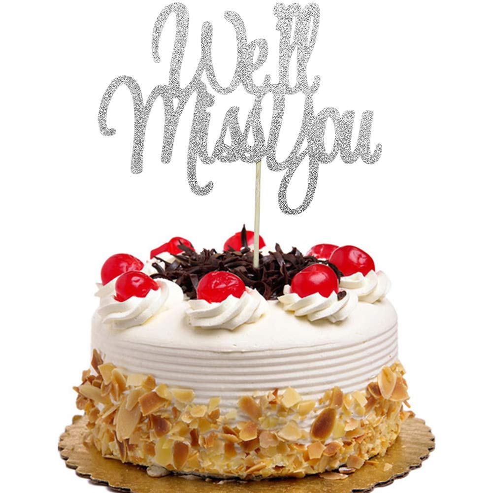 Buy We'll Miss You Cake Topper for farewell, Job Change, Retirement