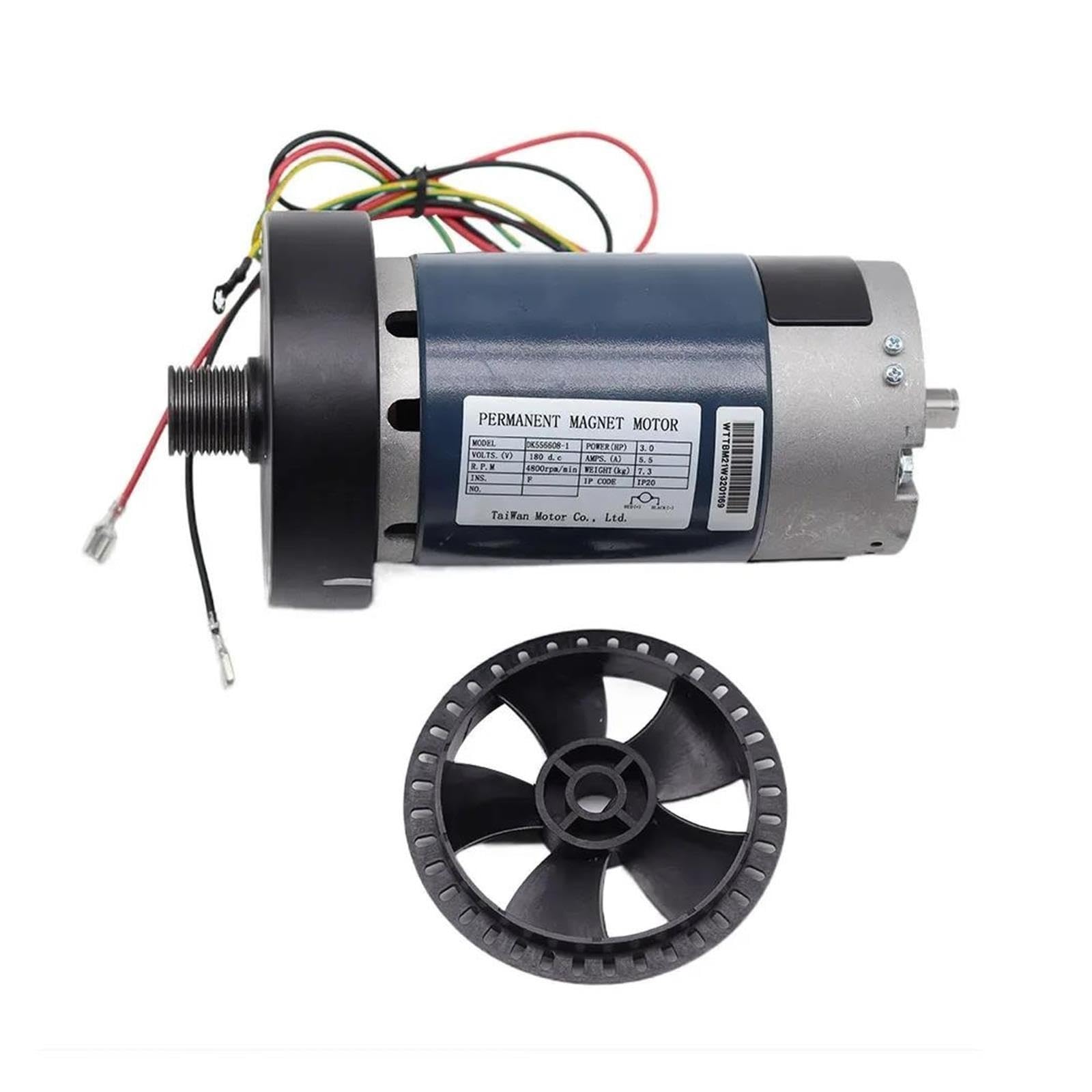 Motor de corriente continua para cinta de correr DX555608-1 3.0hp 180v 4800rpm 5.5A Para bricolaje