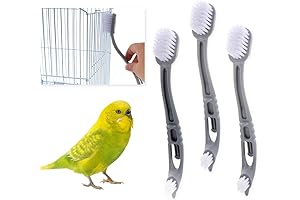 3-Pack Bird Cage Cleaner with Two Brush Heads: The Ultimate Bird Nest Removal Tool