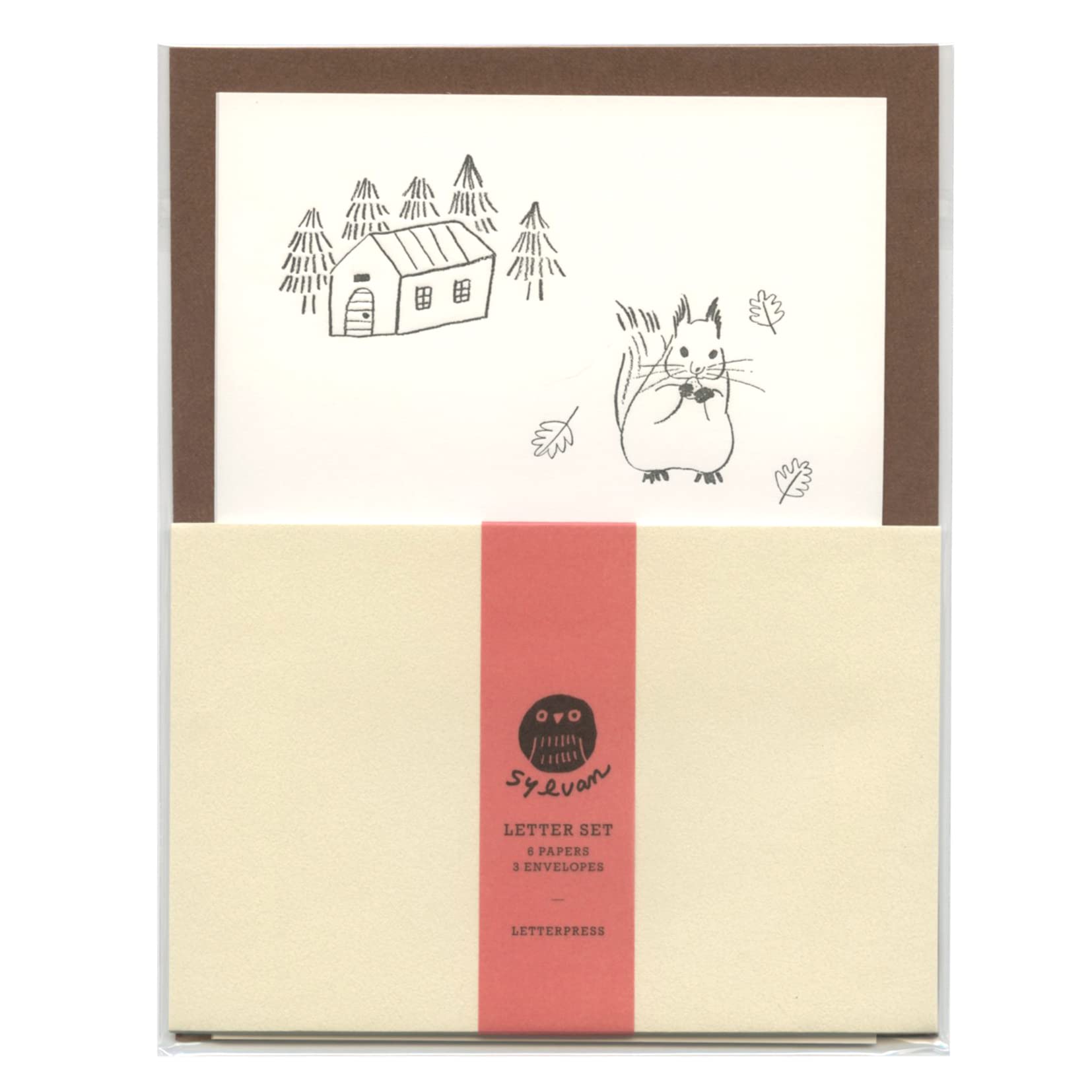 Amazon.co.jp: シルヴァン SYLVAN レターセット【Squirrell】リス 手紙