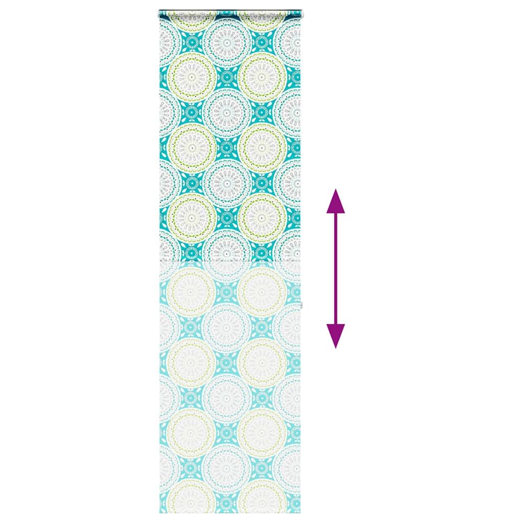 Cortina de ducha enrollable con casete de 70 x 240 cm, ancho de la tela 66 cm, material PEVA impermeable, con conector de cadena, ahorra espacio, opaco, ideal para baño, fácil de limpiar