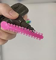 Vista 4 de Easyinsmile 1040 lazos de ligadura de ortodoncia dental y herramientas de ligadura de ortodoncia, herramientas de ligadura elástica, bandas de goma