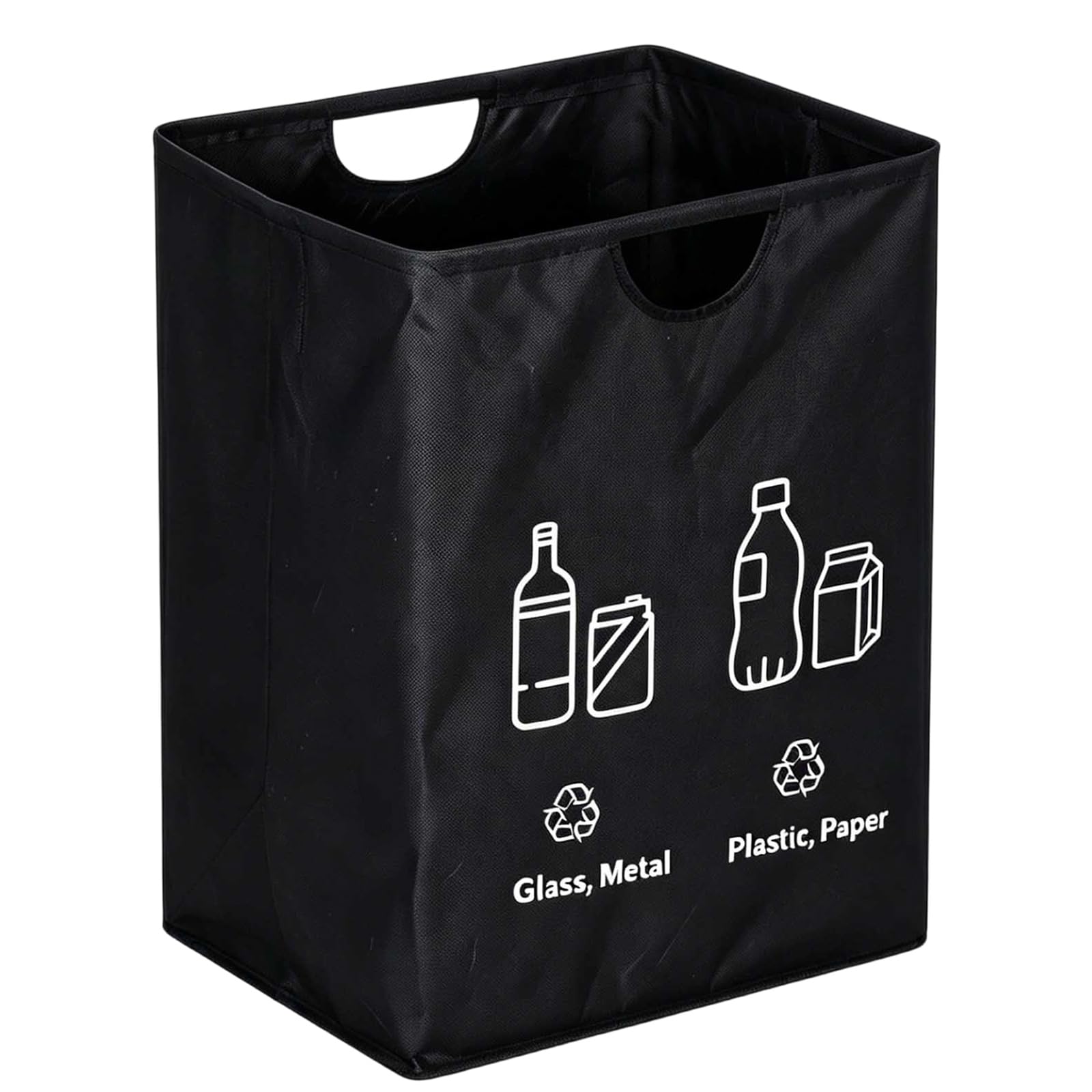 Space Saving Foldable Laundry Hamper Storage Basket with Handles for Toy Clothes Bottle Recycling Bin Collapsing Storage Bin