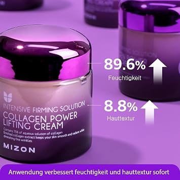 [Mizon] Power Lifting Collagen Cream (75 ml) Powerlifting Moisturiser Made with 75% Marine Collagen {Collagen Power Lifting Cream}