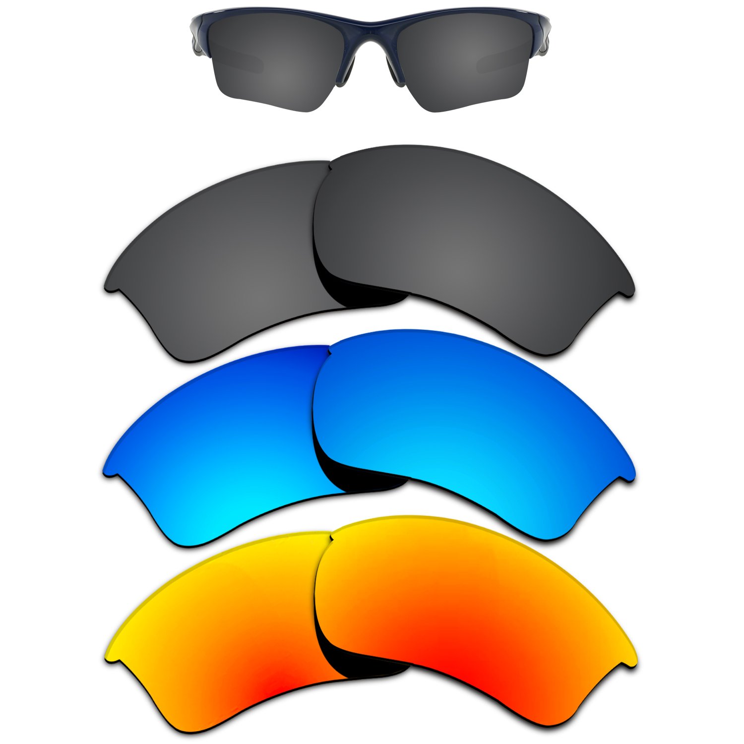Buy Kygear Replacement Lenses Different Colors for Oakley Half Jacket 2