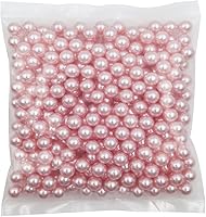 Vista 9 de INSPIRELLE Perlas de imitación de ABS lustroso blanco de 0.63 pulgadas sin perforar para rellenos de jarrón, 140 cuentas de maquillaje de gran