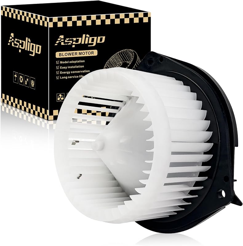 Motor do ventilador do ar-condicionado e aquecedor Aspligo para Chevy Impala, Monte Carlo, Buick LaCrosse e Pontiac Grand Prix – 1 unidade