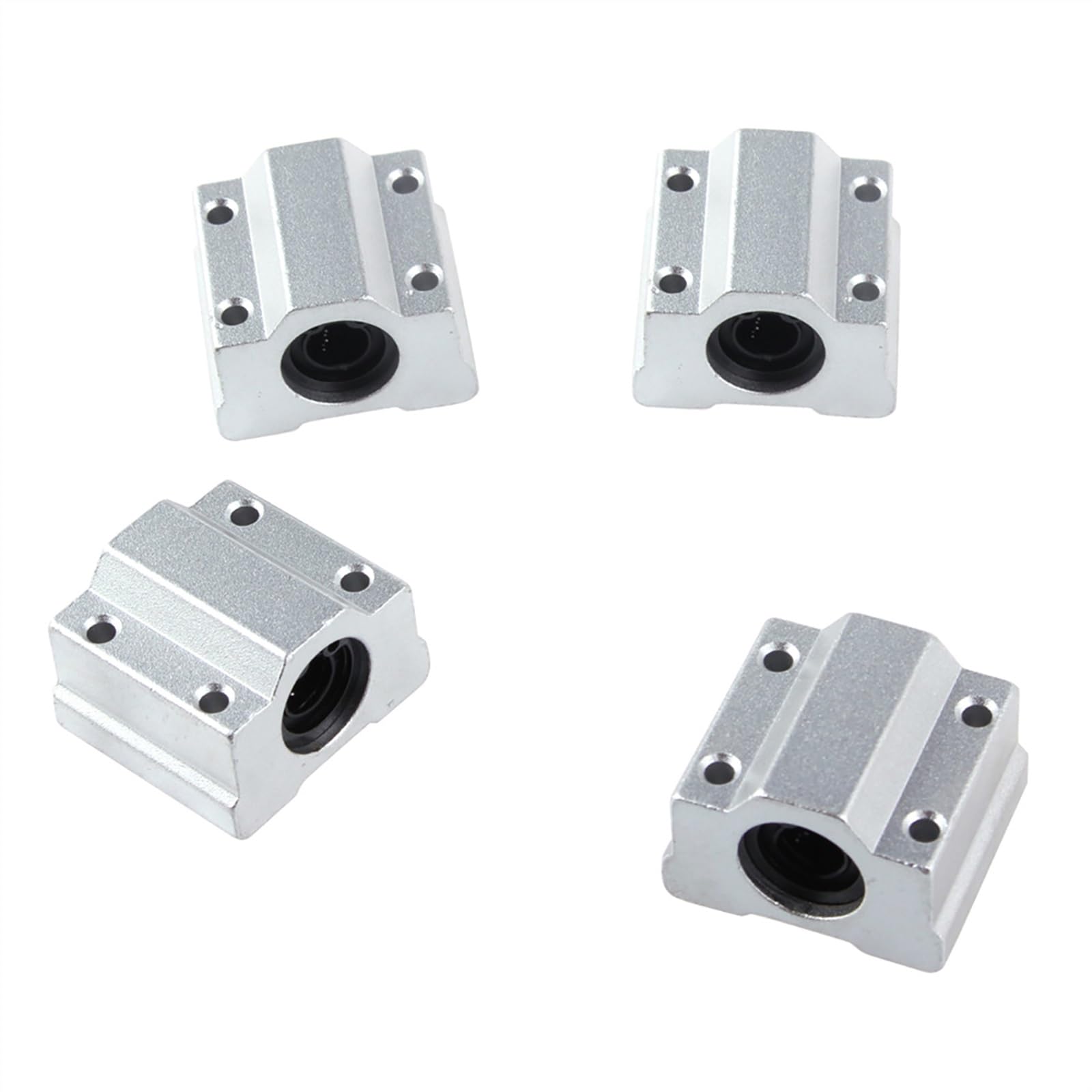 Roulement à Billes à Mouvement linéaire, Bloc Coulissant, Bague SC8UU SCS8UU SC10UU SCS12UU 16UU 20UU 25UU, Arbre linéaire, pièces d'imprimante 3D, 4 pièces(SCS25UU)