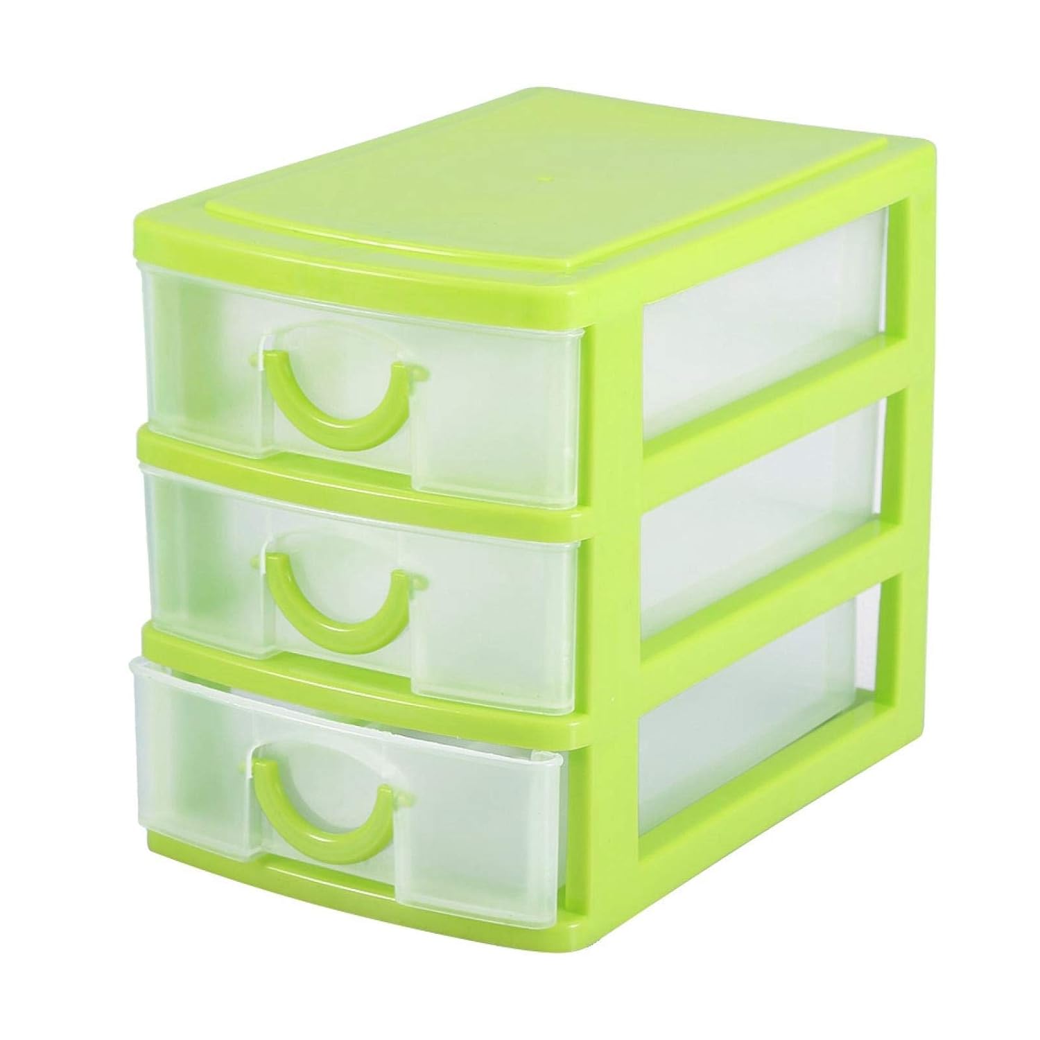 Drawer Storage Box, Convenient 3 Layers Drawer Drawer Storage Organizer, for(3 layers of green)