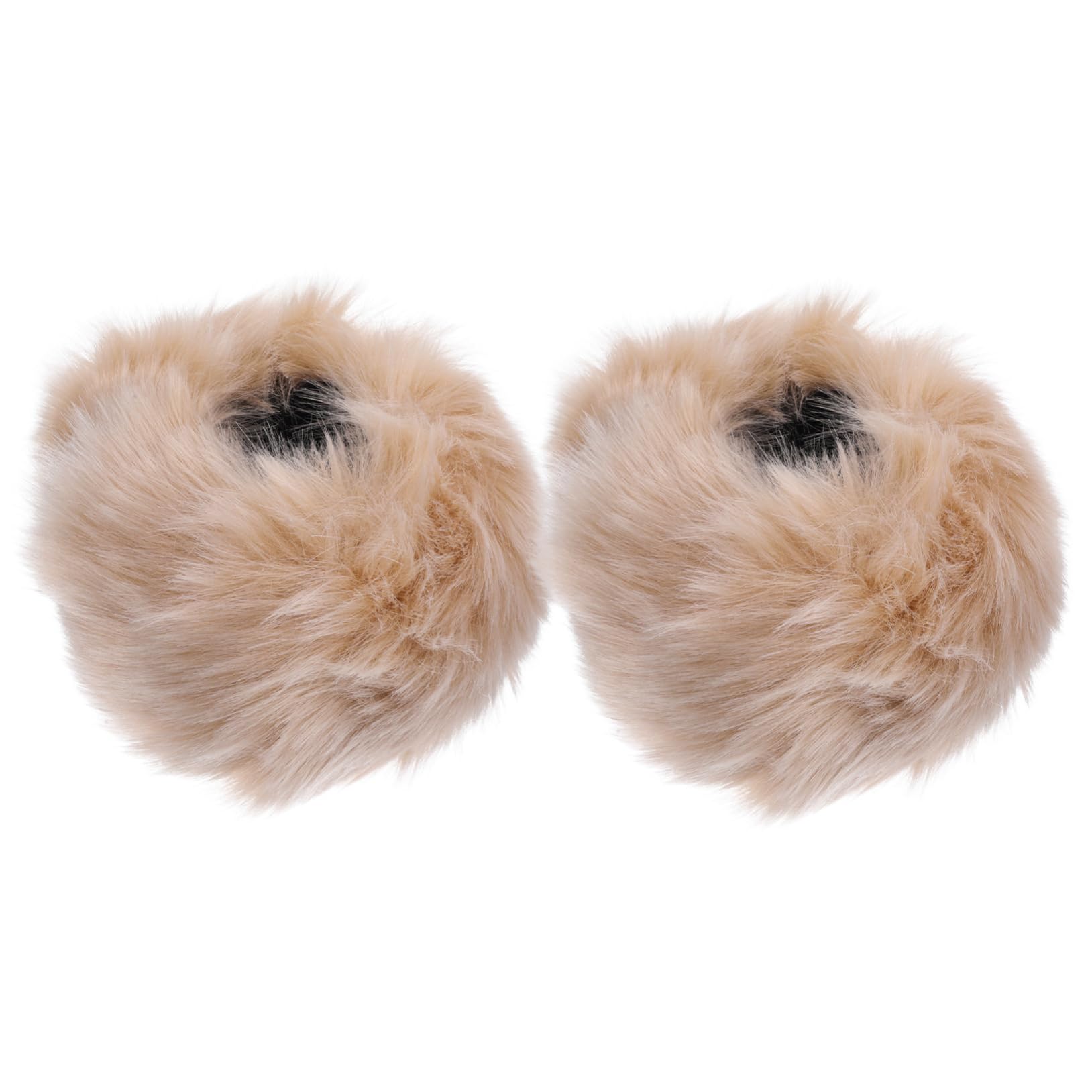 TOVINANNA Fuzzy Wrist Cuff Faux Fur Arm Cuffs Winter Wristband Hand Warmer for Couples