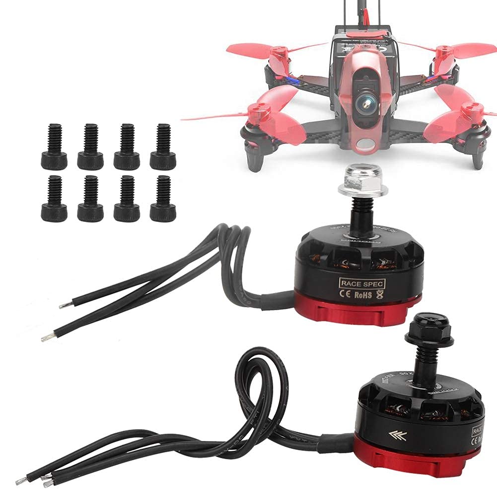 Silnik bezszczotkowy RC, 2300KV CW/CCW RC Drone Quadcopter Bezszczotkowy silnik do modernizacji części zamiennej (4 sztuki)