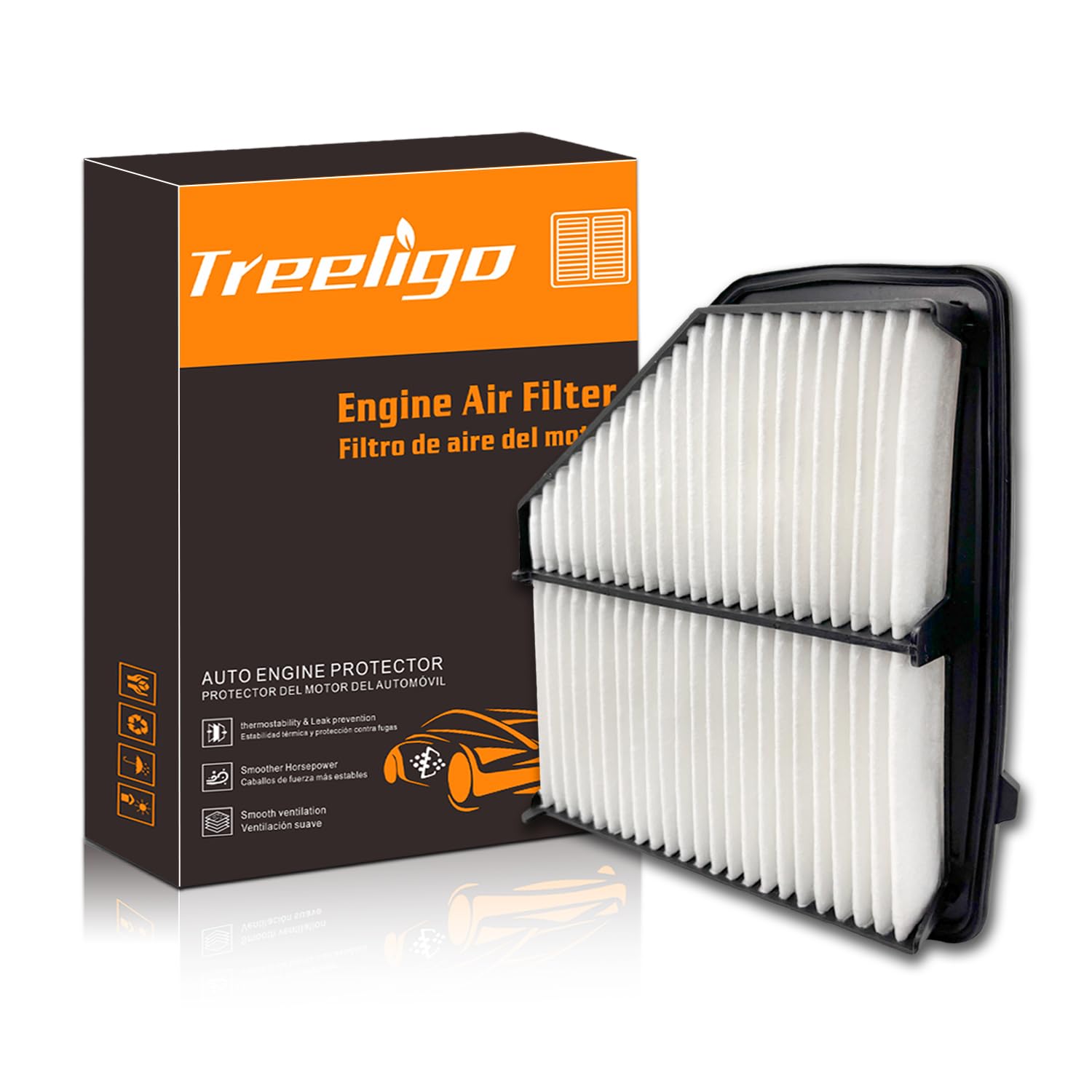 CA12052 Engine Air Filter, Replacement for Honda HRV 1.8L 2016 2017 2018 2019 2020 2021 2022, Provides Up to 12 Months/12,000 Miles Filter Protection