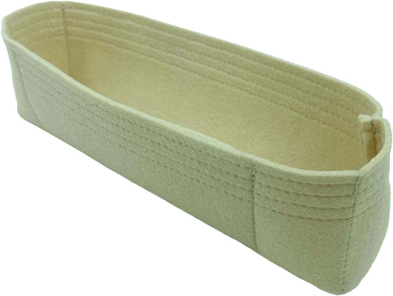 Zoomoni Bag Organizer for Fendi Baguette Chain Midi - Premium Felt Purse Handbag Insert Liner Shaper (Handmade) Soft Structure Support