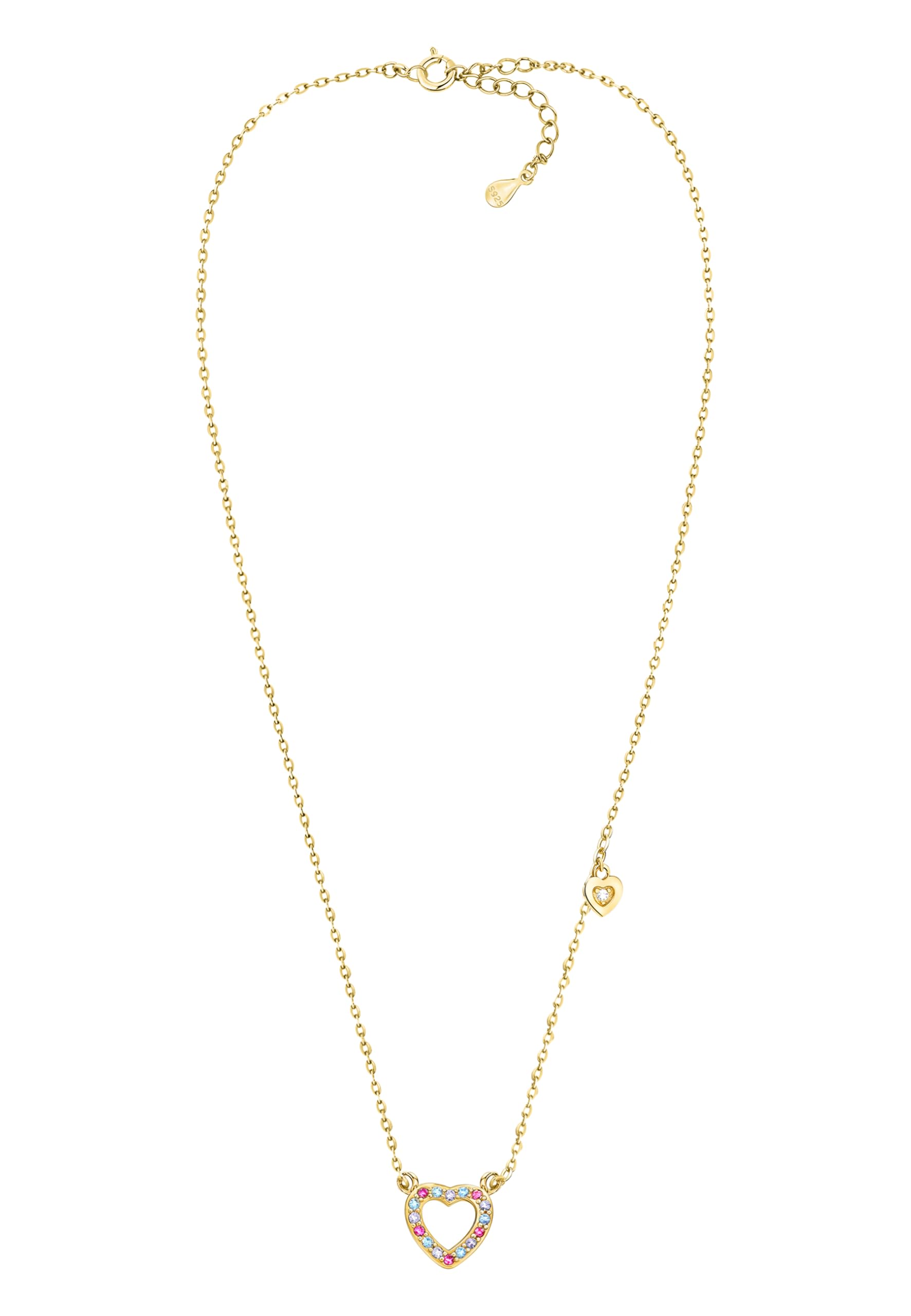 Sofia Milani - Collana da Donna in Argento 925 - con Pietra Zircone - Ciondolo a Cuore