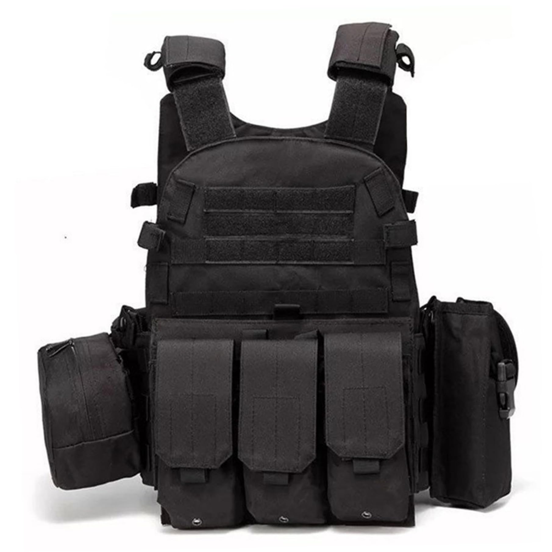 Multifunktionale Molle-Airsoft-Weste, verstellbar, atmungsaktiv – Paintball-Plattenträger für das Training von Sicherheitskräften im Freien