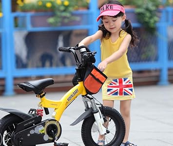 Kids Bike Handlebar Bag Front Bike Basket with Clear Phone Pouch for Girls Boys Gifts Men Women MTB Road Bike