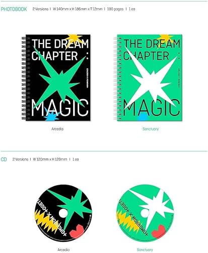 Miniatura 6 de TXT Tomorrow X Together The Dream Chapter : Magic [Arcadia ver.] Álbum+Póster+Beneficios de Pre-Orden+Juego de Tarjetas Fotos Extra+Máscara de Ídolo