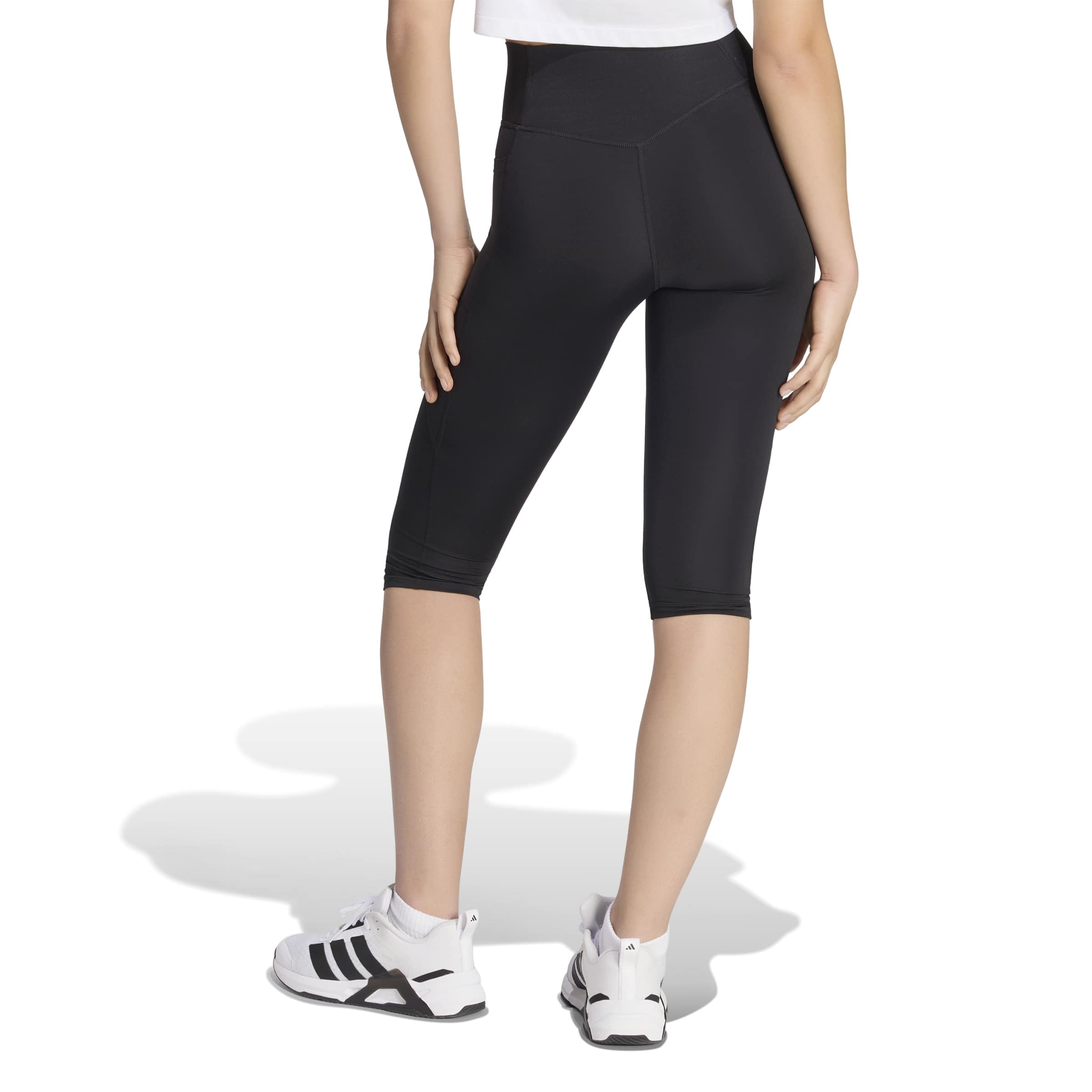 adidas Women Leggings Capri Optime Essentials