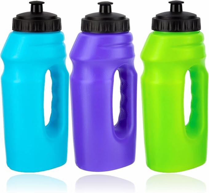 Water Bottle Large Non Toxic Sports Plastic Drinking Bottle with handle
