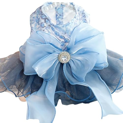 ペットの服装 レース姫スカート クール通気 春夏ペット かわいい日焼け止め 小中型犬の散歩外出