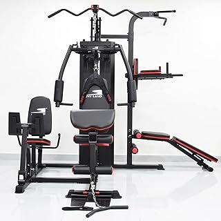 SKY LAND Home Gym Station Multi Function Strength Training System | Single Station & Multi Station Workout Machine with Weight Stack