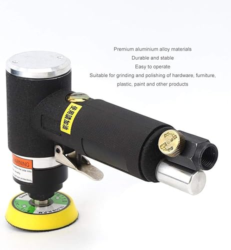 Miniatura 2 de Fafeicy AT-1500-2 Pulidora neumática de lijadora en ángulo, herramienta de molienda excéntrica 90, 16000rpm, 90psi, disco de 2/3 pulgadas, discos de