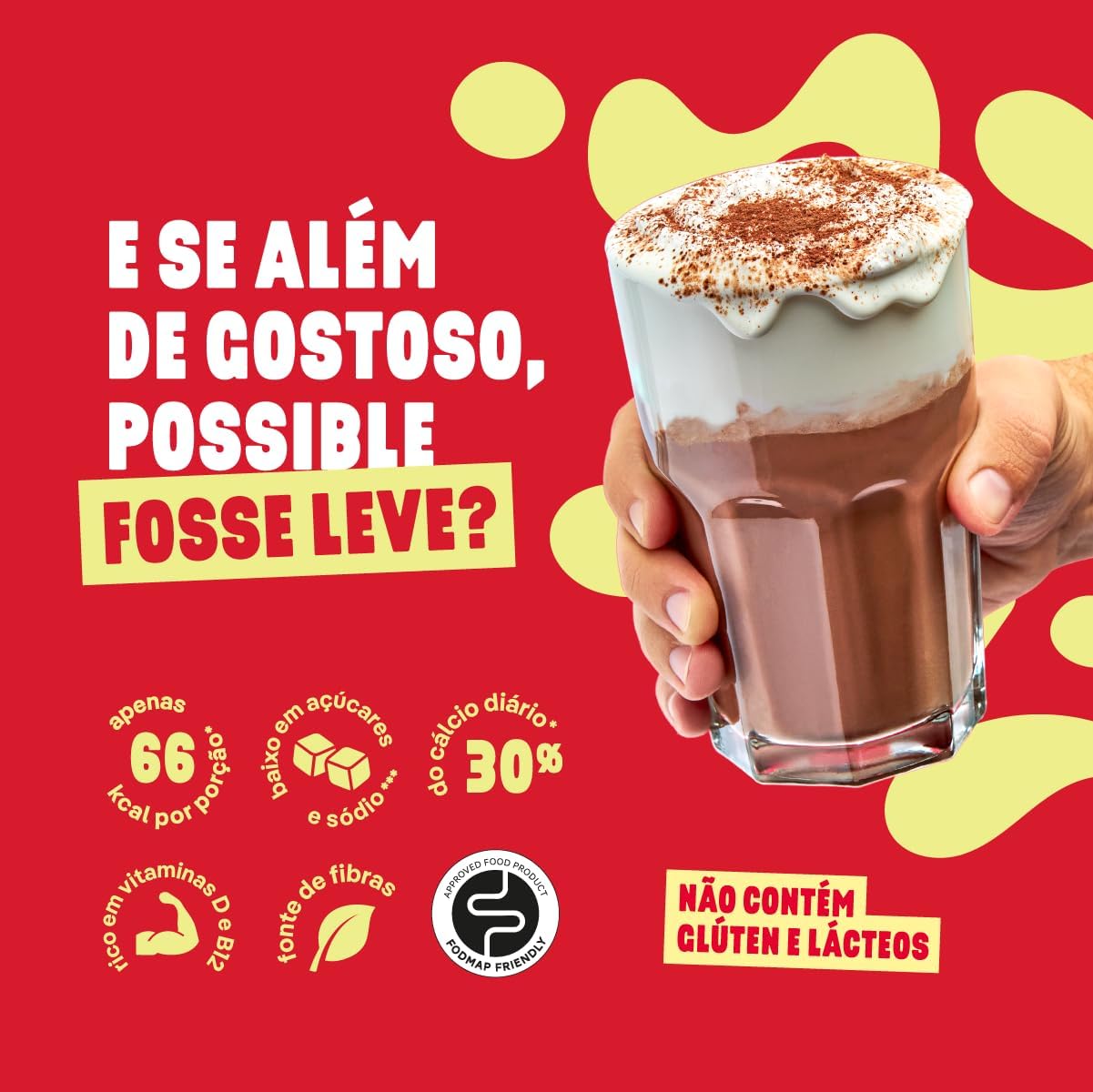 Bebida à Base de Castanha-De-Caju e Cacau Orgânica Chocolate Possible Caixa 1L