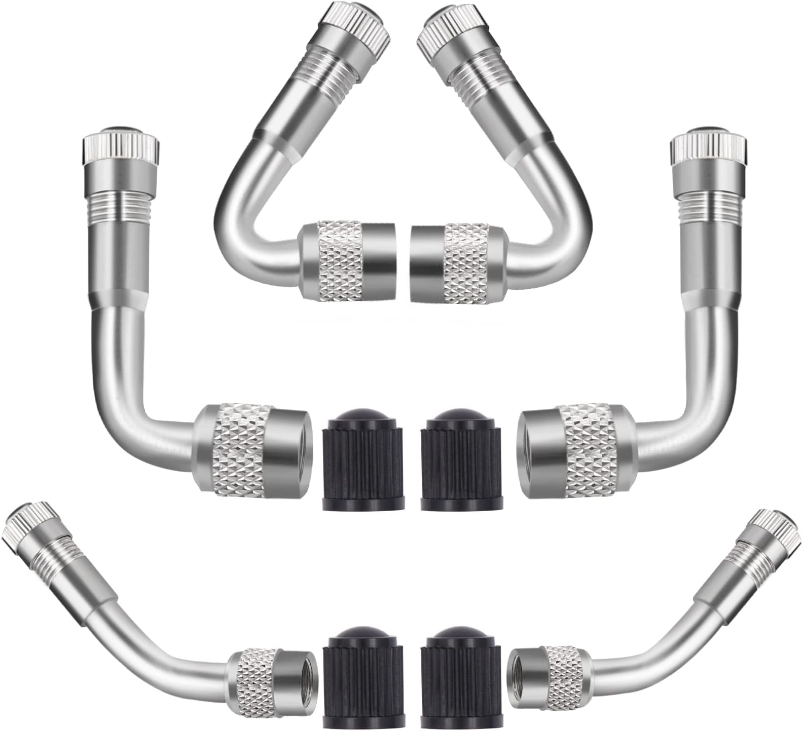 Frienda 9 Pieces Valve Stem Extenders Dually Valve Stem