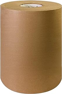BOX USA Moving Paper Rolls Kraft, 12" x 1200' 1-Pack | Recycled Paper Roll for Packing, Shipping and Storage