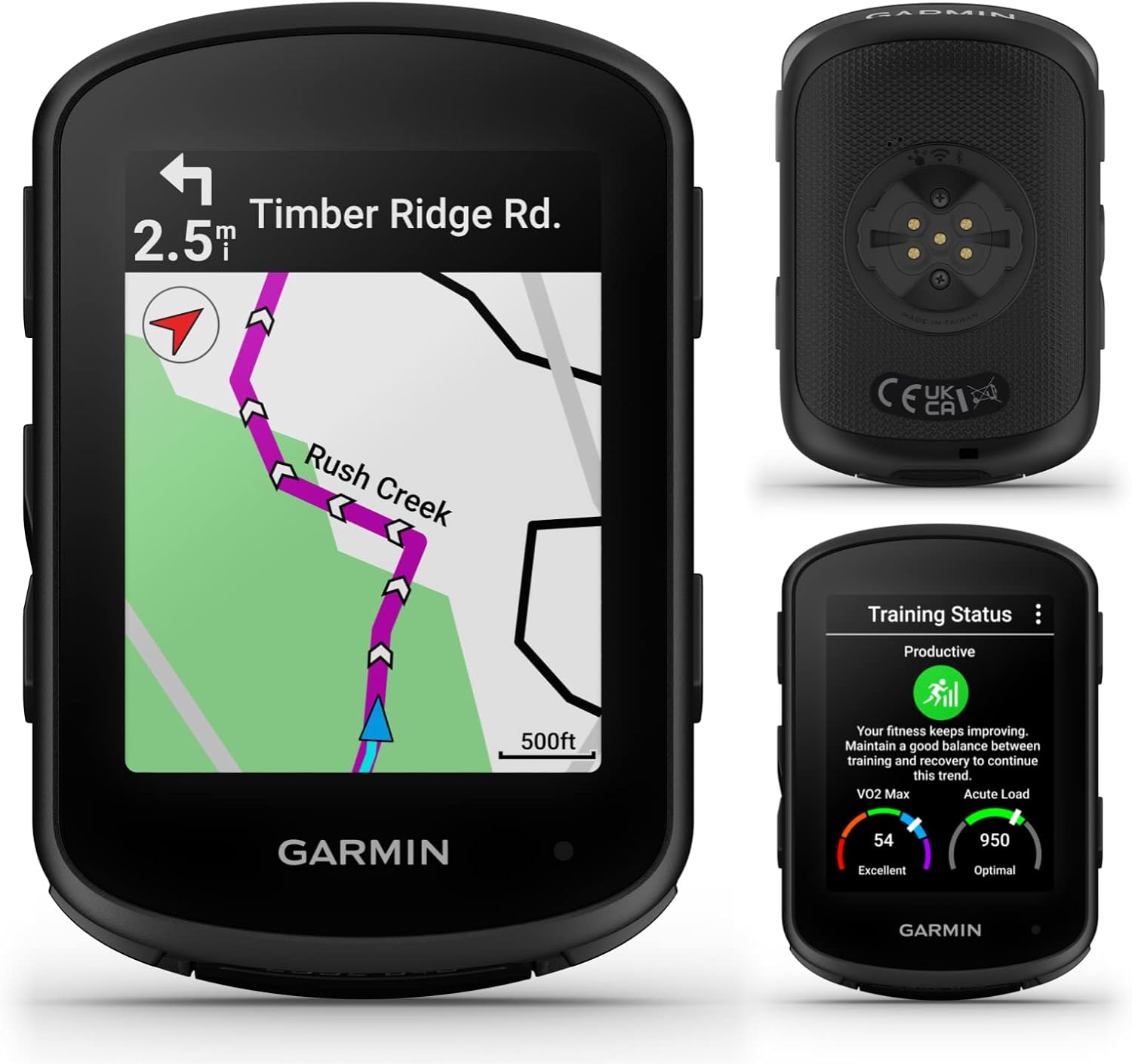 Wearable4U - Garmin Edge 840 GPS Cycling Computer, Touchscreen, Button Controls, Advanced Navigation with Garmin Speed and Cadence Sensors and E-Bank Bundle