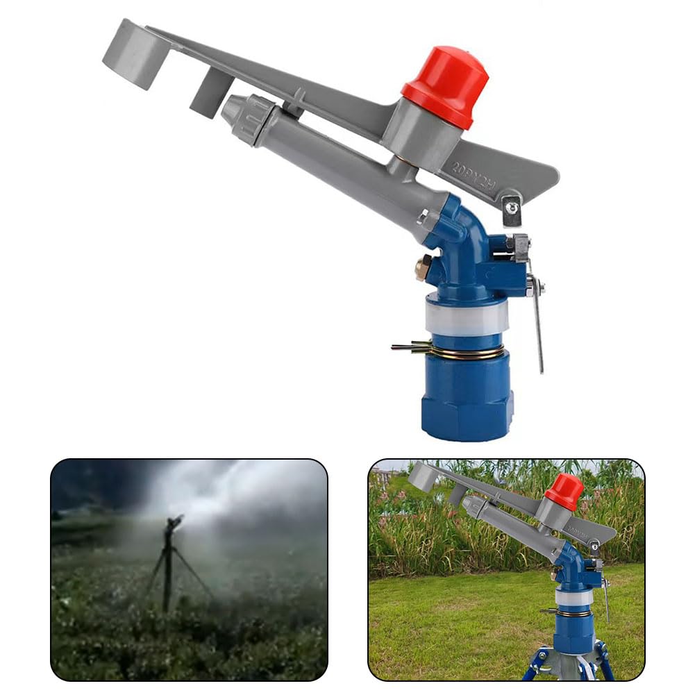 Arroseur de pelouse, arrosage agricole, Pistolet d'arrosage de Grande, arrosage réglable à pour 360°, arrosage de Jardin pour Cour