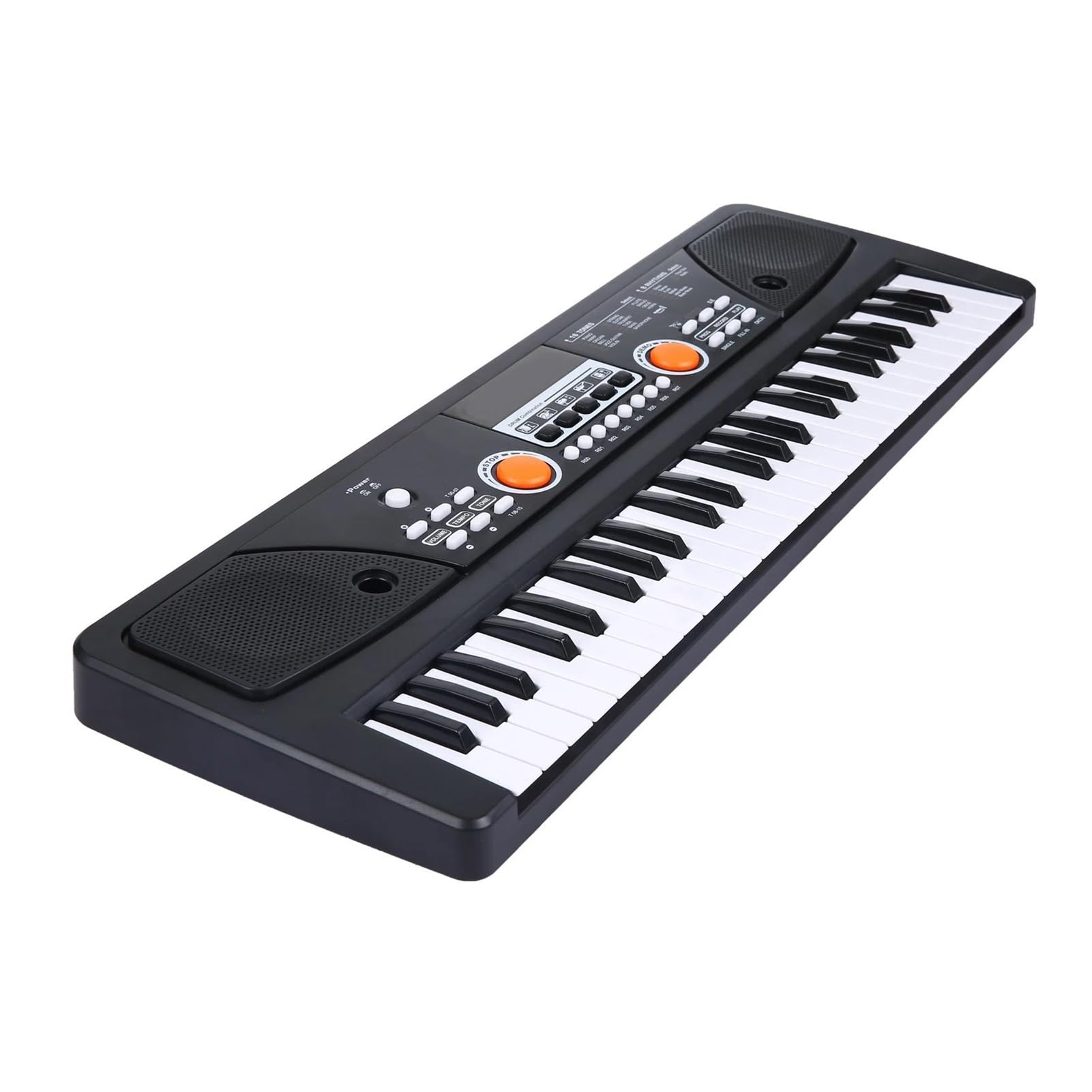 klawiatura elektroniczna 49 Klawiszy USB Elektryczne Pianino I Mikrofon Muzyka Cyfrowa Klawiatura Elektroniczna 16 Tonów 8 Rytmów 6 Utworów Demonstracyjnych Muzyka