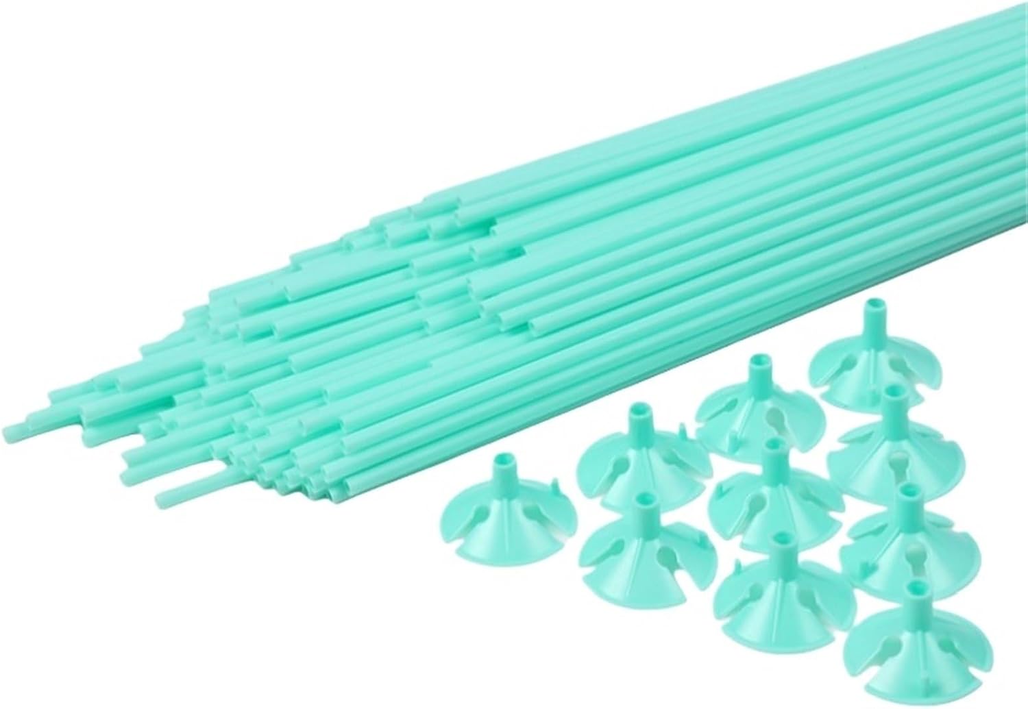 250Pcs Balloon Sticks with Cups for Latex Balloons Party Decor