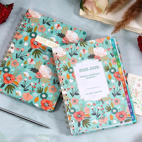 2025-2026 Planner - 2025-2026 Academic Planner form July 2025 to June 2026, Calendar Planners with Inner Pocket, Premium Paper, 6.4‘’ x 8.3\'\'\'